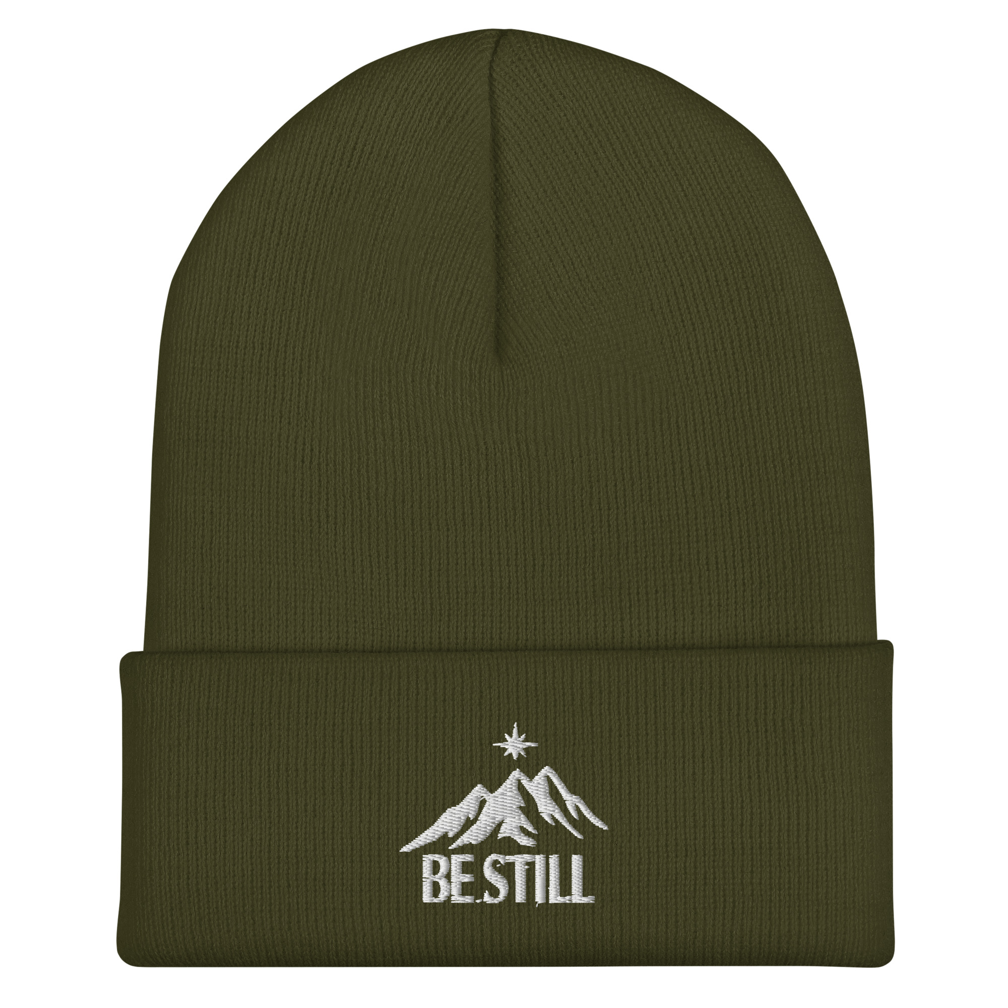 Be Still Mountain Cuffed Beanie