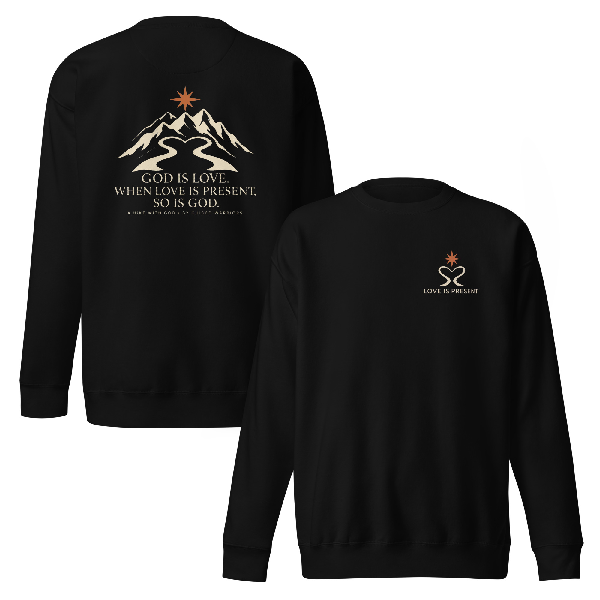 Love Is Present Premium Crewneck - Image 13